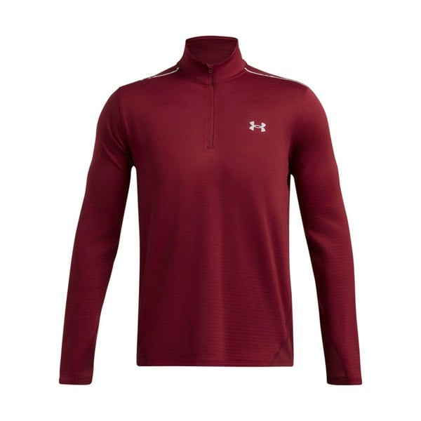 Under Armour Mens Vanish Cold Weather Quarter Zip Training Top - Red