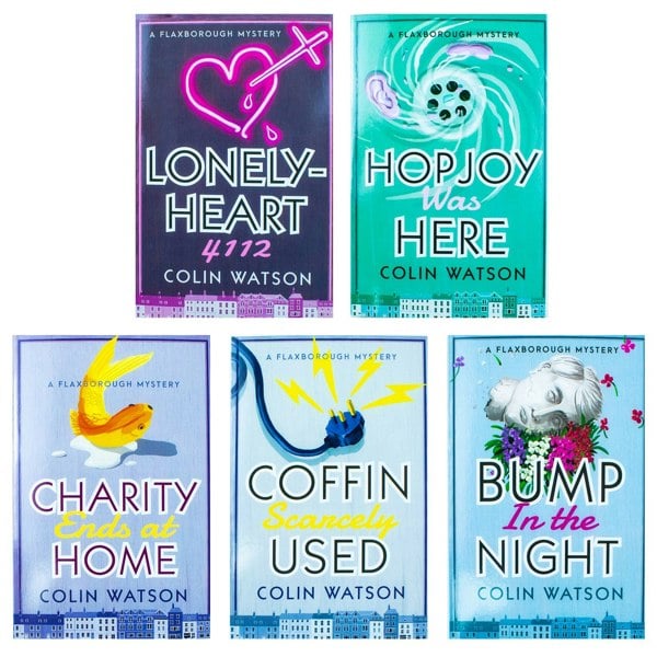 Farrago Flaxborough Mysteries 5 Books Set By Colin Watson (Lonelyheart 4122, Hopjoy Was Here & more