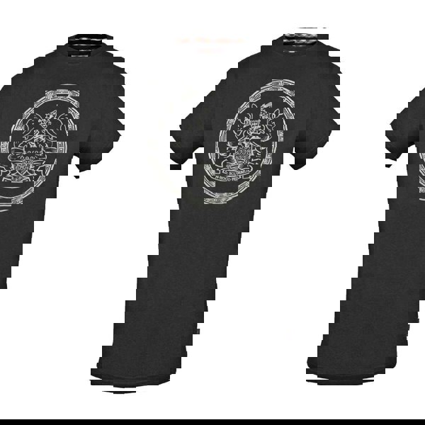 Aquascutum Mens Aldis Circle Logo T-Shirt - Black