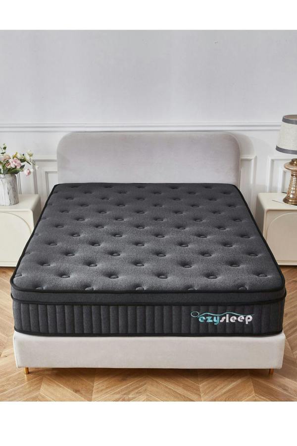 Ezysleep 24cm Onyx Spring Foam Hybrid Mattress - 5 Year Guarantee
