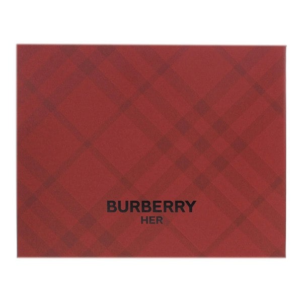 Burberry Her 3 Piece Gift Set: Eau de Parfum 100ml - Body Lotion 75ml - Eau de Parfum 10ml