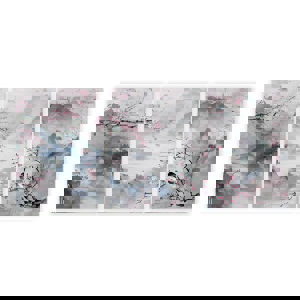 Wall Art Living Room Large | Set of 3 Chinoiserie Wall art Prints