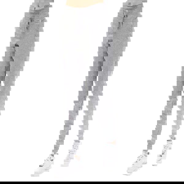 DKNY Womens/Ladies Embellished Logo Jogging Bottoms - Off White - 