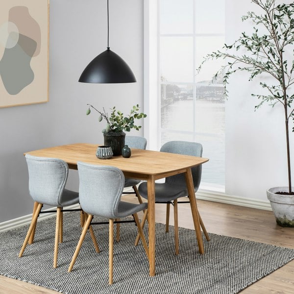 Furniture To Go Nagano Rectangular Dining Table in Oak