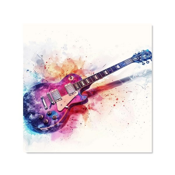 Warren Reed - Designer Cosmic Melody: Abstract Guitar Visions Kitchen Splashback