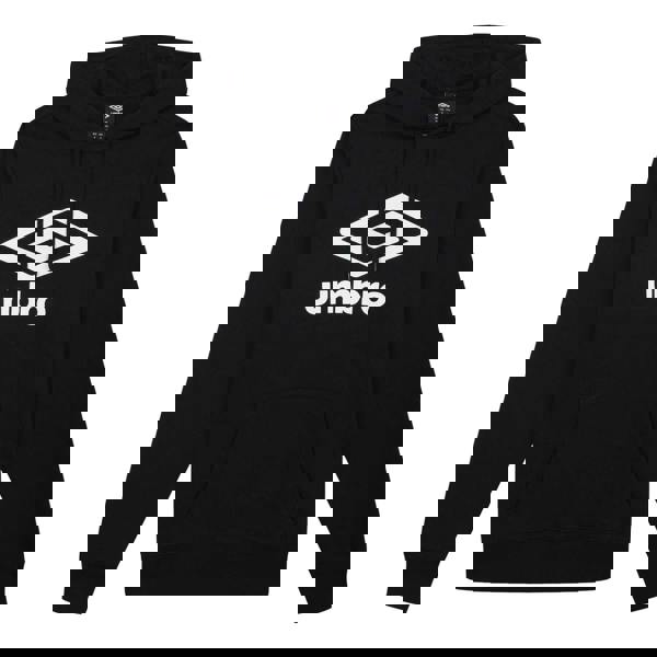 Umbro Mens Logo Hoodie - Black - 