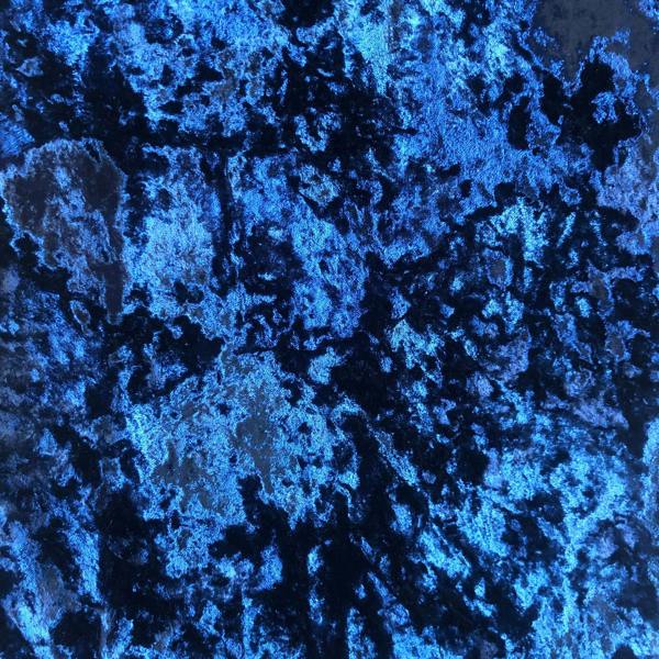 Luxe fabric close-up in Sapphire