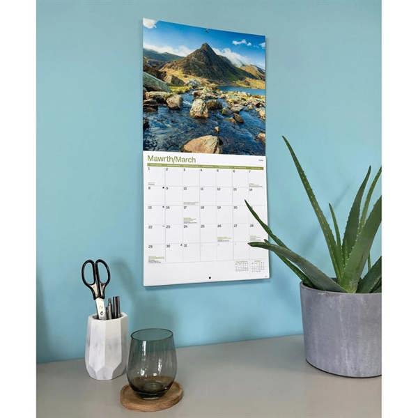 Wales Calendar 2027, Wall Calendars, Month To View, Travel, Gift