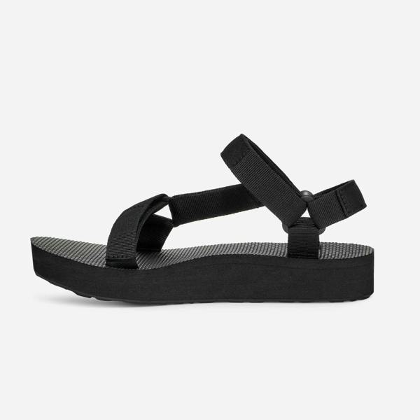 Teva MIDFORM UNIVERSAL Platform Sandals in Black