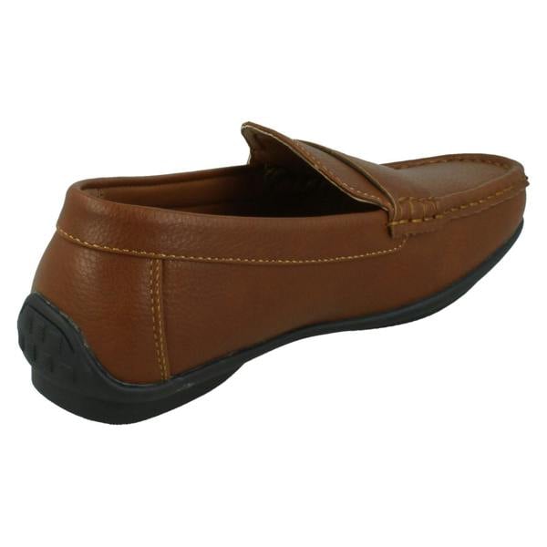 Thomas Blunt Boys Thomas Blunt Flat Slip On Smart Loafer Shoes N1155
