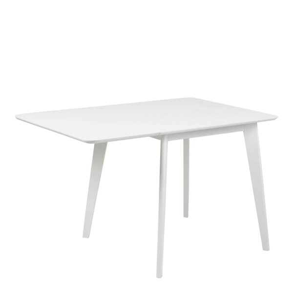 Wyld Haus Krakow Kitchen Dining Set White Square Dining Table + 2 Dining Chairs