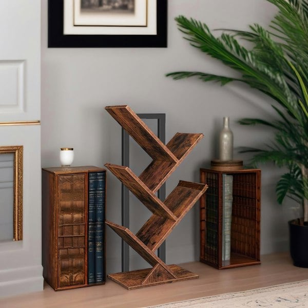 Rafaelo Mobilia Desk Tree Bookshelf