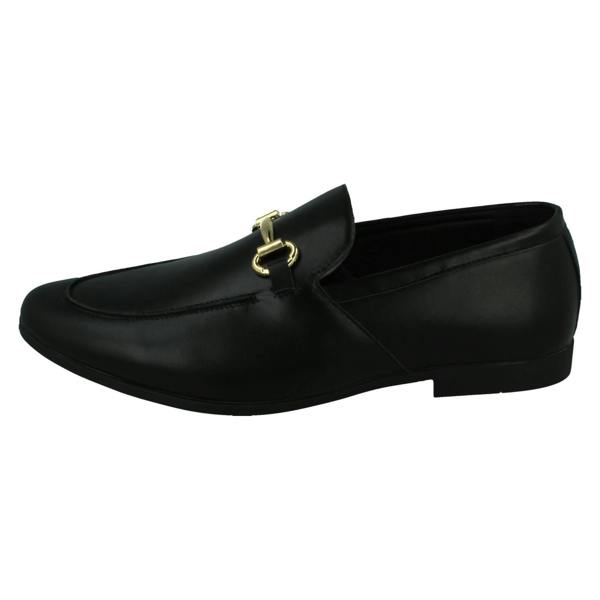 Thomas Blunt Mens Thomas Blunt Slip On Loafer Shoes With Metal Trim A1133