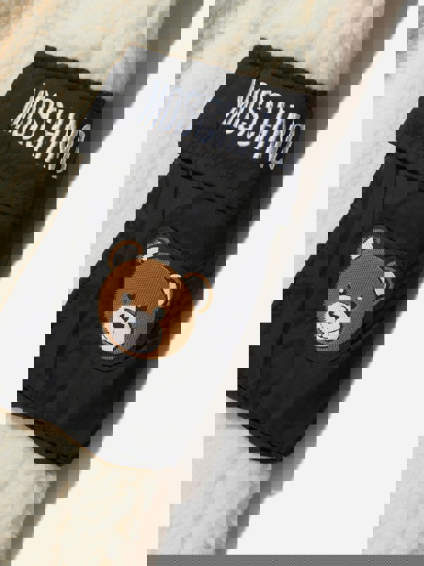 Moschino Kids Teddy Bear Pocket Joggers in Ivory