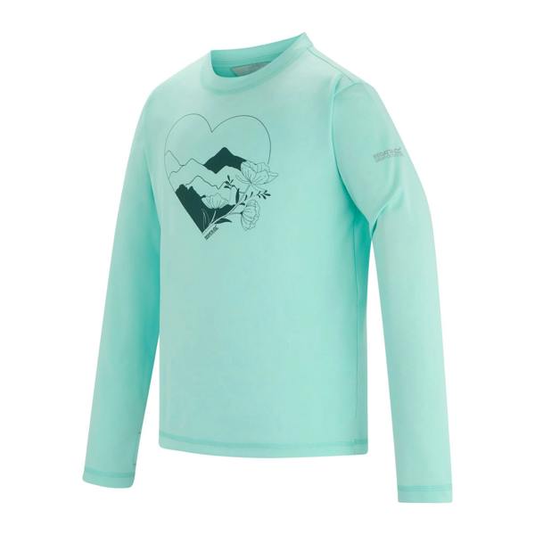 Regatta Childrens/Kids Alvarado Heart T-Shirt - Water Ballet - 