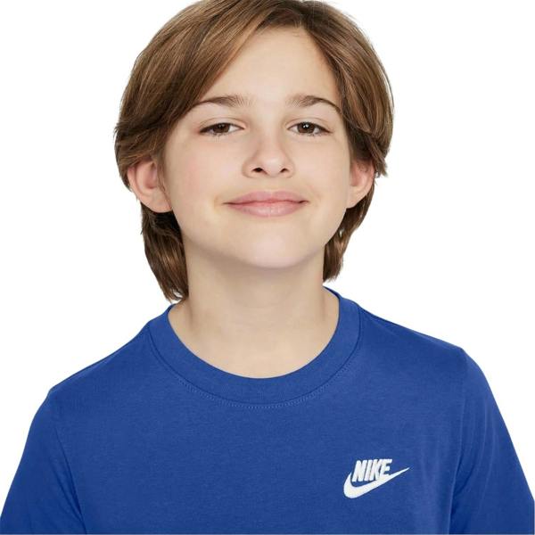 Nike Childrens/Kids Futura Classic Logo Regular T-Shirt - Navy - 