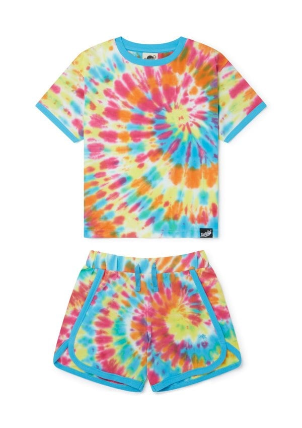 BOARDIES Spiral Tie Dye Kids Co-Ord
