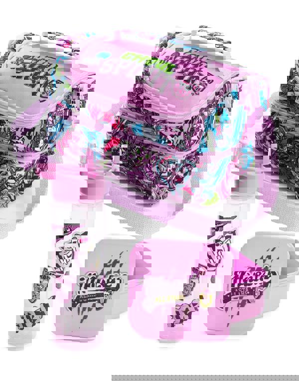 Monster High Girls Purple Ghoul Spirit Lunch Bag Bottle and Snack Pot (One Size)