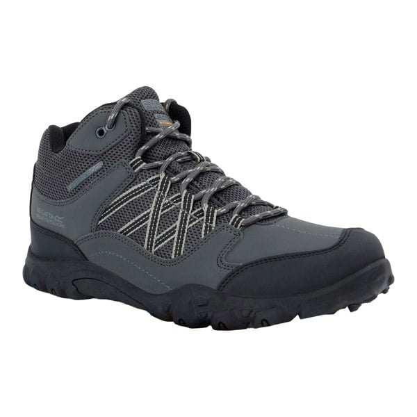 Regatta Men's Edgepoint Mid Waterproof Hiking Shoes - Ash/Dried Sage