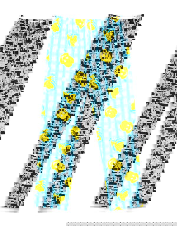 Disney Womens Grey The Little Mermaid And Flounder Short Sleeve Long Leg Pyjama Set