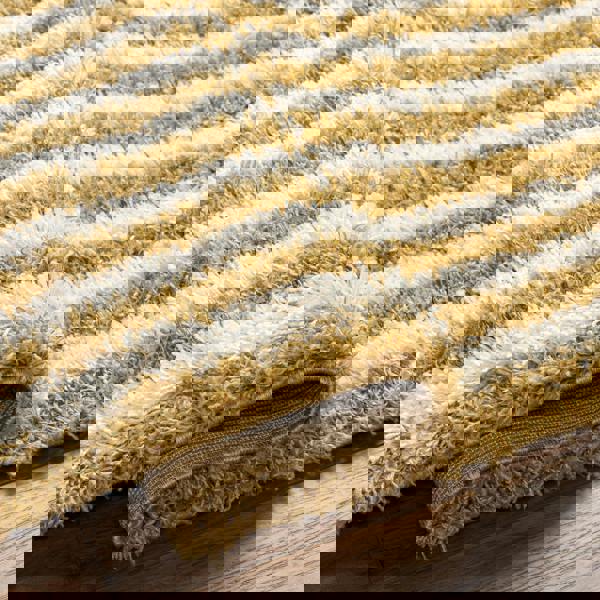 Livabliss Urban Shag-Modern Camel Ivory Brown Cream Soft Plush Pile Rug