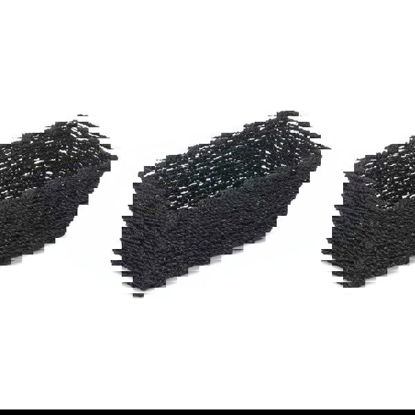 Black Paper Rope Tray
