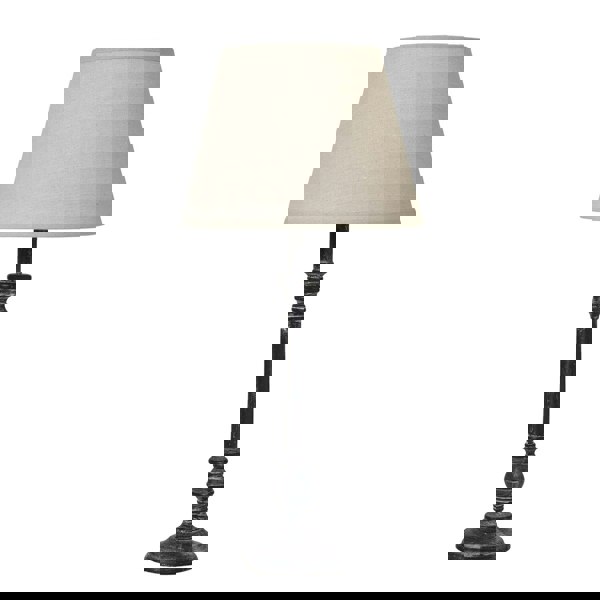 Hill Interiors Isca Stem Table Lamp (UK Plug) - Grey