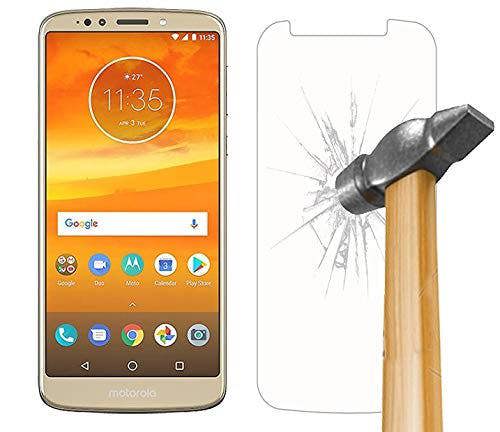 KAV Tempered Glass Screen Protector for Motorola Moto E5 Play [Pack of 3] [Shatterproof] [9H Hardness] [Easy Bubble-Free Installation]