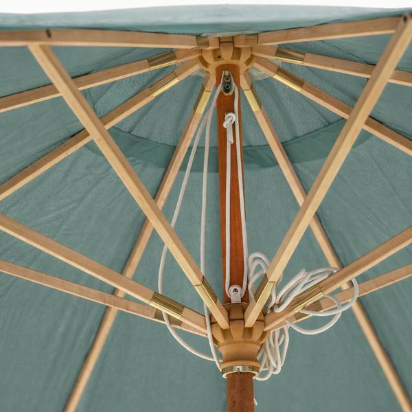 The Garden Marketplace 3m Premium Hardwood Garden Parasol Umbrella