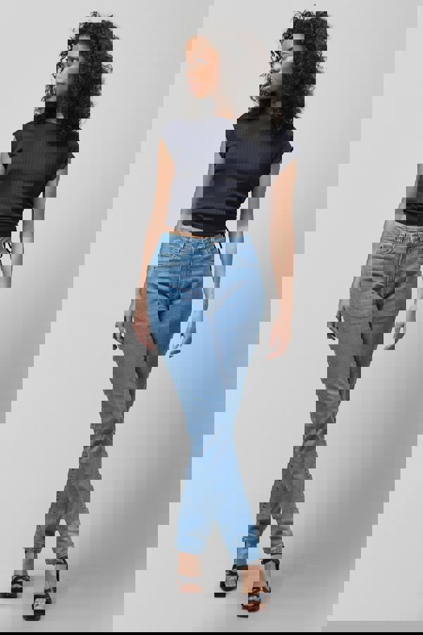 Enorsia Authentic High Waist Boyfriend Jeans