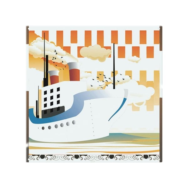 Benjamin Tate Design Art Deco Ship Splash Back
