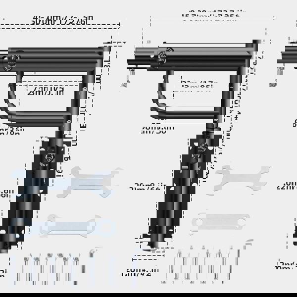 Gr8 Home Boxing Punch Bag Wall Mounted Bracket Adjustable Heavy Duty Steel Hook Hanger