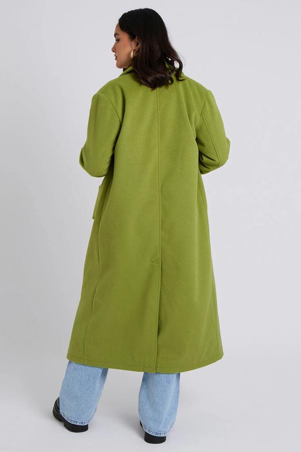 Urban Bliss Double-Breasted Formal Maxi Coat