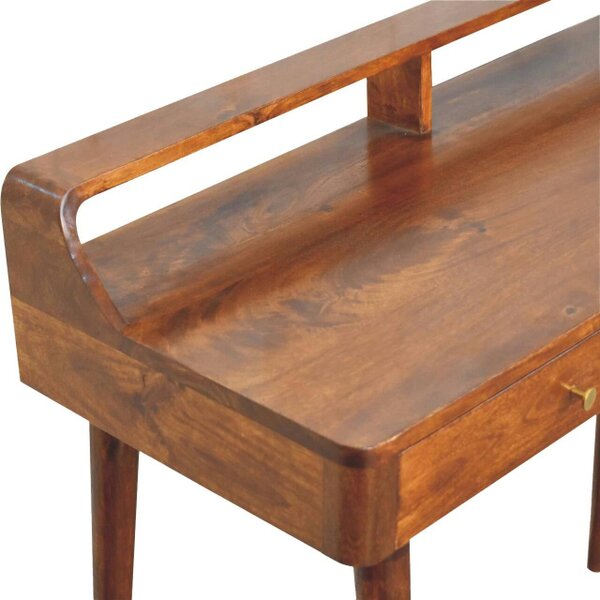 Wyld Haus Volterra Elevated Chestnut Mango Wood Console Table