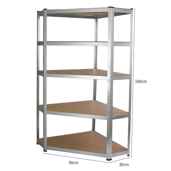 Monster Racking Galwix 90cm Racking Bundle: Corner Shelving and 2 Garage Racking Bays