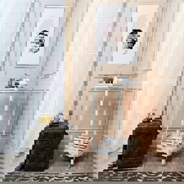 Dorel Home CL Scarlett End Table Set White Marble