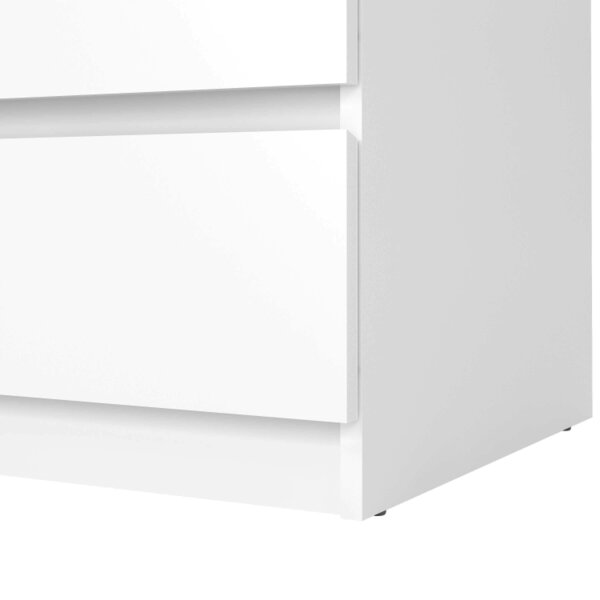 Wyld Haus Budapest White Wooden Storage Chest 3 Drawers