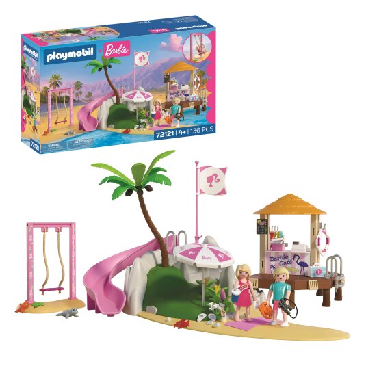 Playmobil Barbie Beach Cafe - 72121 Playset
