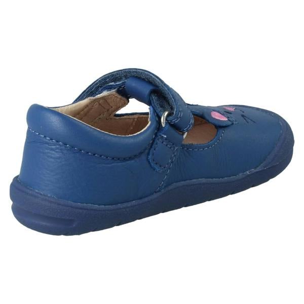 Start-rite Girls Startrite Cat Design Casual T-Bar Shoes Fellow