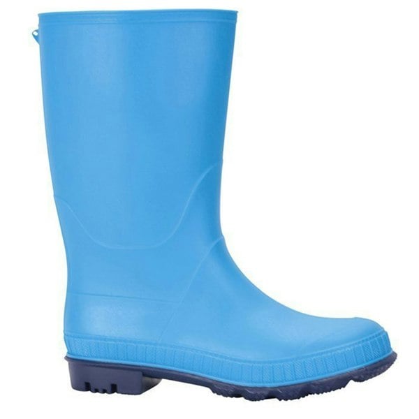 Mountain Warehouse Childrens/Kids Plain Wellington Boots - Blue