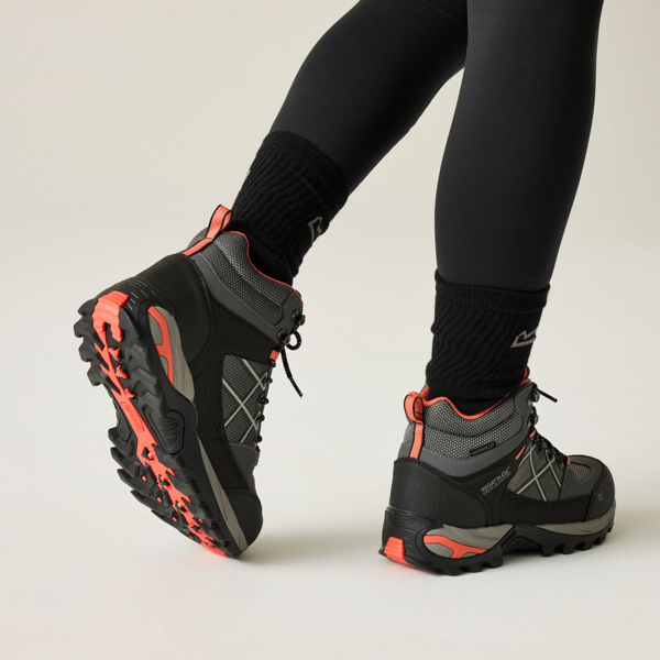 Regatta Women's Samaris III Walking Boots - Dark Steel/Satsuma
