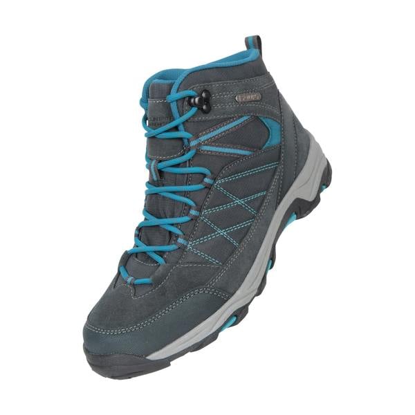 Mountain Warehouse Womens/Ladies Rapid Suede Waterproof Walking Boots - Grey - 