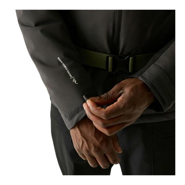 Regatta Mens Highton Two Tone Waterproof Stretch Insulated Jacket - Ash/Black