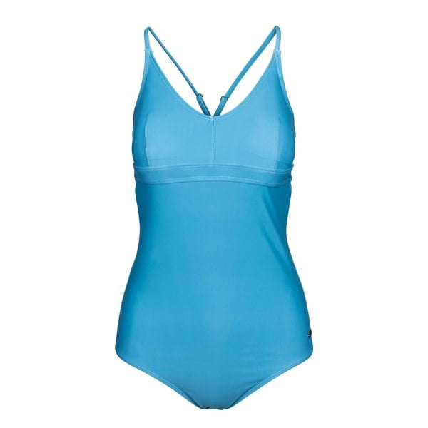 Trespass Womens/Ladies Mimi Plain One Piece Swimsuit - Storm Blue