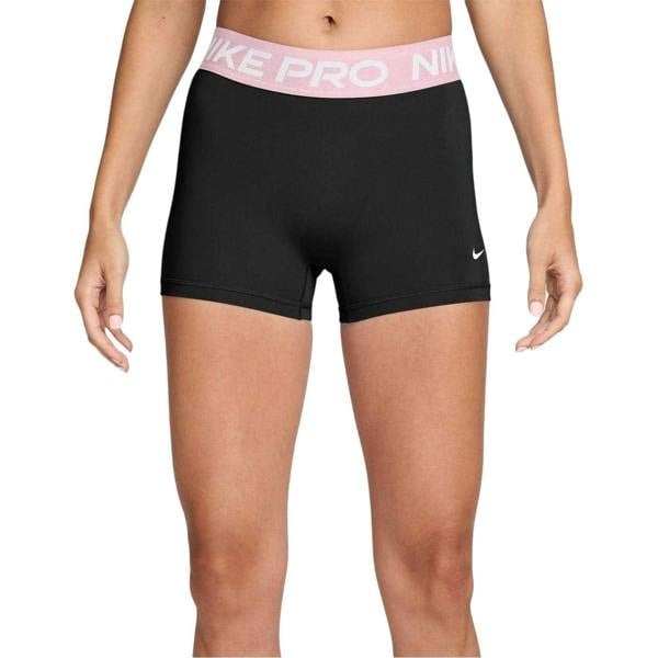 Nike Womens/Ladies Pro Compression Shorts - Black/Pink - 