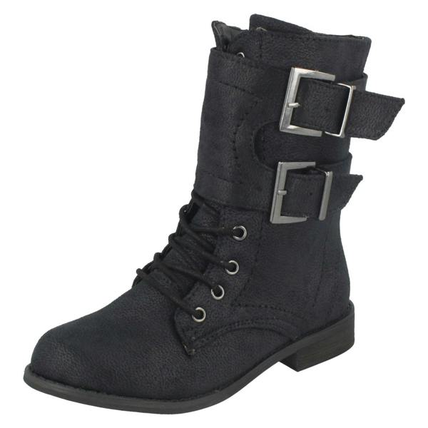 Spot On Girls Spot On Boots With Buckle Design
