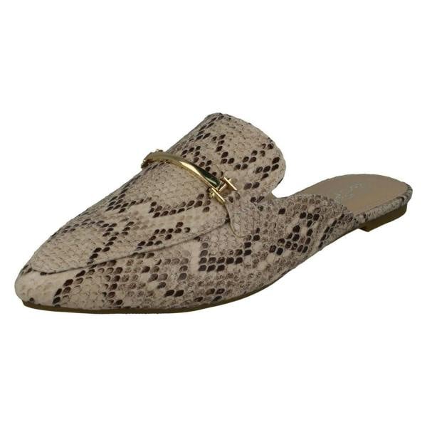 Spot On Ladies Spot On Closed Toe Mules F80455