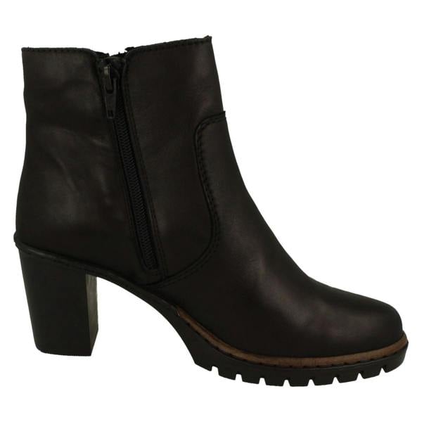 Rieker Ladies Rieker Heeled Ankle Boots Y2557