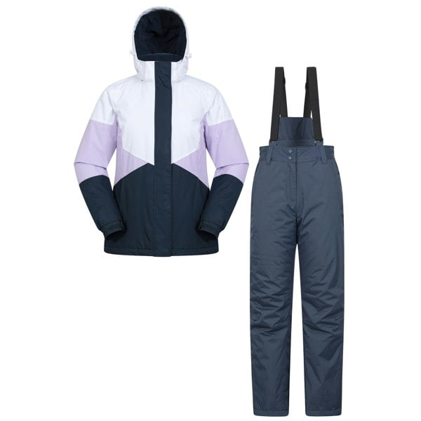 Mountain Warehouse Womens Ski Jacket & Trousers Set - Lilac