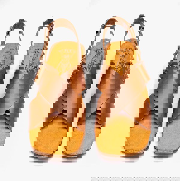 Fly London CHLO852FLY Womens Slingback Crossover Sandals Camel